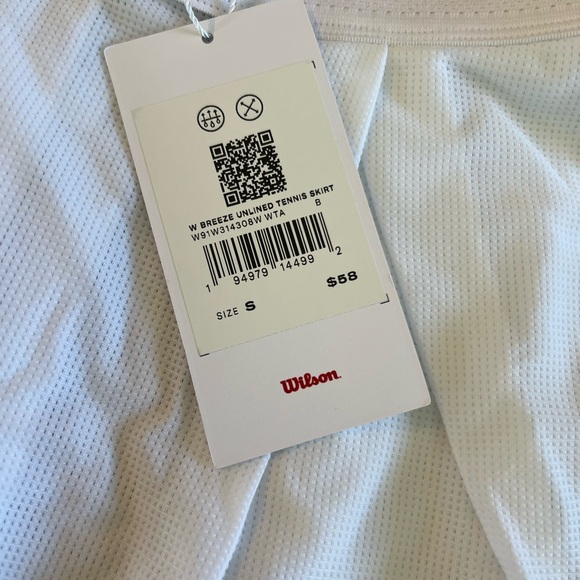 Wilson White Tennis Skirt - Picture 2 of 4